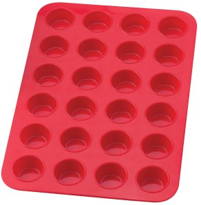 Crave Bakery Gluten Free Favorite Baking Tools Silicone Mini Muffin Pan